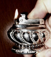 Ronson Crown Lighter Lit 01.jpg