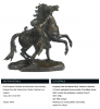 Bonhams - A French patinated bronze model of the Marly horse after a model by Guillaume Coustou .png