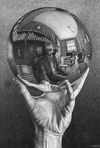 Mike's BedRoom Poster IV (Hand Holding Reflective Sphere).png