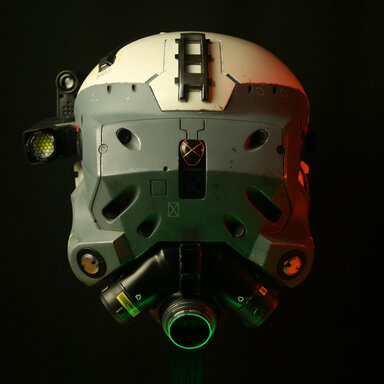 Cyberpunk 2077 Trauma Team Helmet Rpf Costume And Prop Maker Community - how to make a helmet in roblox studio