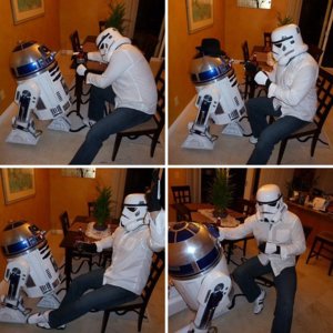 R2 and Tk-2152 having a few drinks