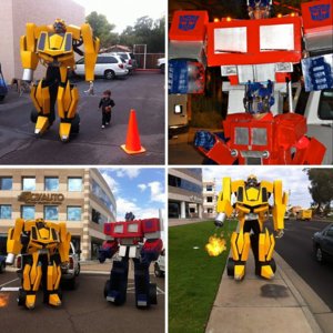 BumbleBee and Optimus Prime