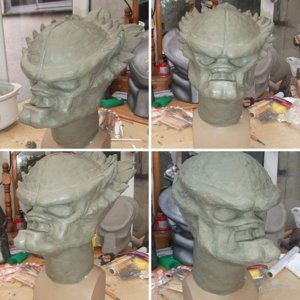Pred Head Sculpt
