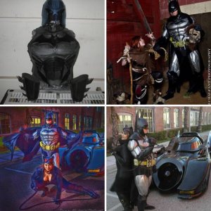 Arkham asylum armored batman pep / foam build