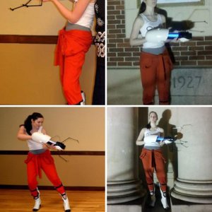 Chell (Portal 2) cosplay