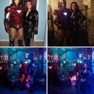 Iron Man and Black Widow