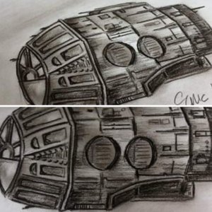 MF Escape Pod - Sketch