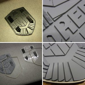 DREDD 3D Badge Replica pt 1