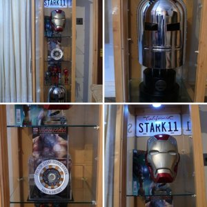 Iron man display cabinet