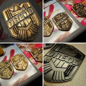 DREDD 3D Badge Replica PT 2