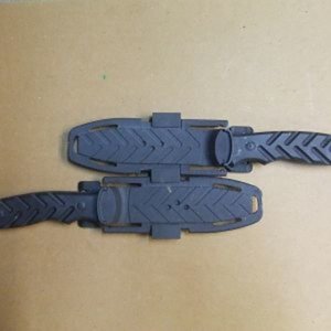 yari knives and mount