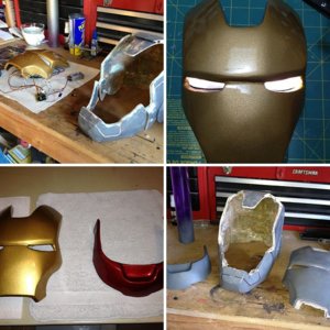 My Pepakura Iron Man Mark 7