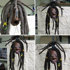 dre shrunken head from knight bus (harry potter)