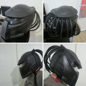 Predator moto helmet