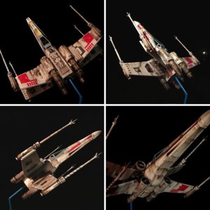AP HASBRO X WING RED 5  REPAINT