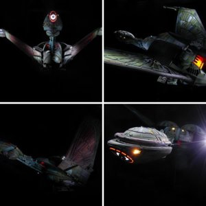 Kingon Bird of Prey Studio scale model finished