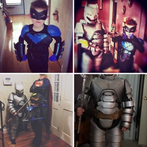 Kids Batman Mech Suit Build EVA FOAM