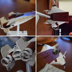 Bandai A-Wing 1/72 Build