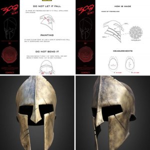 300 Spartan Helmet is finish