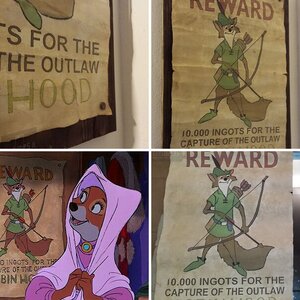 Robin Hood (1973) Reward Poster replica
