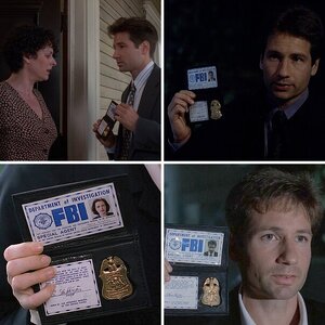 The X Files badges