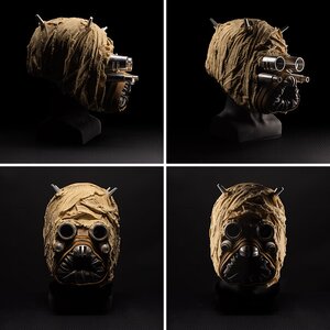 Tusken Raider helmet from BonesAreDollars