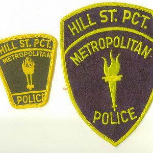 hill st blues 70s- 80s tv cop show patches