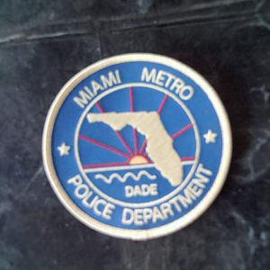 miami metro police patch from tv show dexter