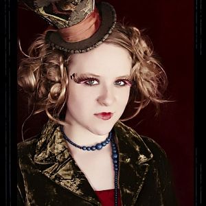 Mad Hatter lolita cosplay.  Photo courtesy April Martin.