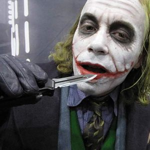 You wanna know how I got these scars?
Joker Dark Knight costume