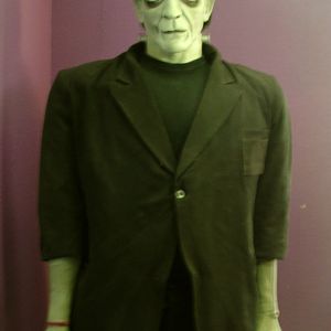 I watched the origional "Frankenstien" over and over to try and capture the stance and proportions that Boris Karloff possessed in the film.