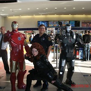 My Son is Iron Man, my daughter is Black Widow. and I'm War Machine