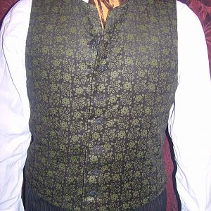 my finished sherlock waistcoat, really pleased with the finished version.