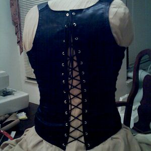 Frank N. Furter Victorian replica corset, without decoration.