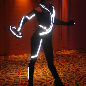 Tron Legacy - Quorra costume made by me debuted at Dragon Con 2010