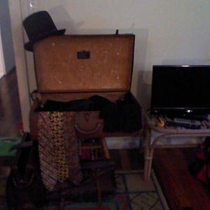 Steampunk suitcase