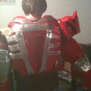 Exeter Armor Iron Man BACK Progress