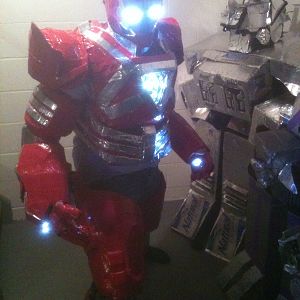 Exeter Armor Iron Man. (Notice Last Year's Transformers)