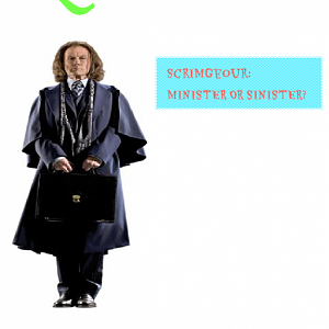 Cover of my first Quibbler - Scrimgeour: Minister or Sinister?