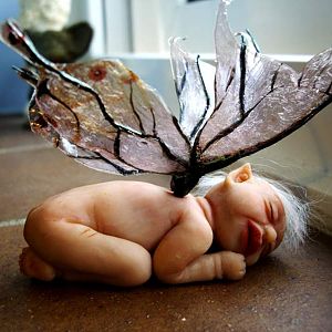 sleeping baby fairy