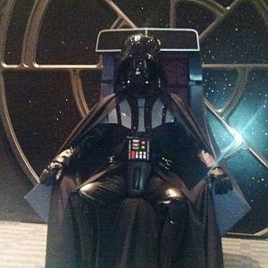 Every good Sith Lord needs to kick back and rest for a little while.