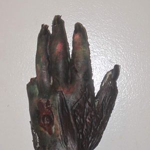 A zombie hand i made.