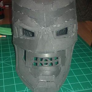 foam Dr Doom helmet