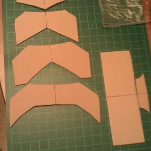 Dr. Doom foot piece template