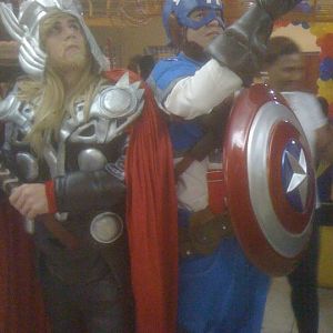 thor & captain America