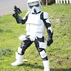 mini biker scout costume