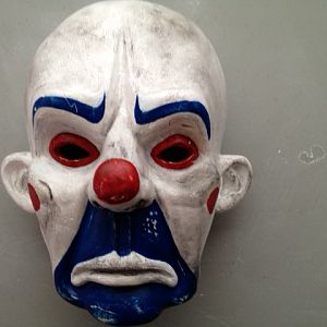 Repainted and weathered mask