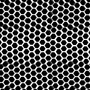 honycomb eye pattern