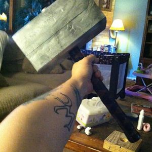 Thor hammer out of wood