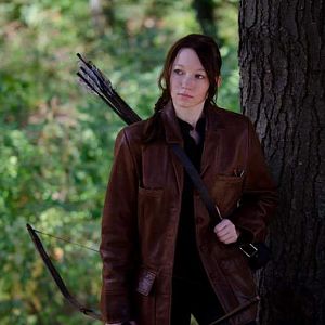 Katniss from the Hunger Games: Hunting Outfit. I didn't make the jacket, but did make the quiver and arrows, and other soft pieces.